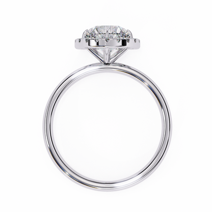 Eshna Round Solitaire Ring Lab Grown Diamond