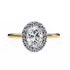 Nisha Oval Solitaire Ring Lab Grown Diamond