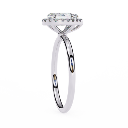 Neera Pear Solitaire Ring Lab Grown Diamond