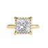 Nesha Princess Solitaire Ring Lab Grown Diamond