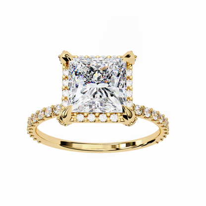 Varia Princess Solitaire Ring Lab Grown Diamond