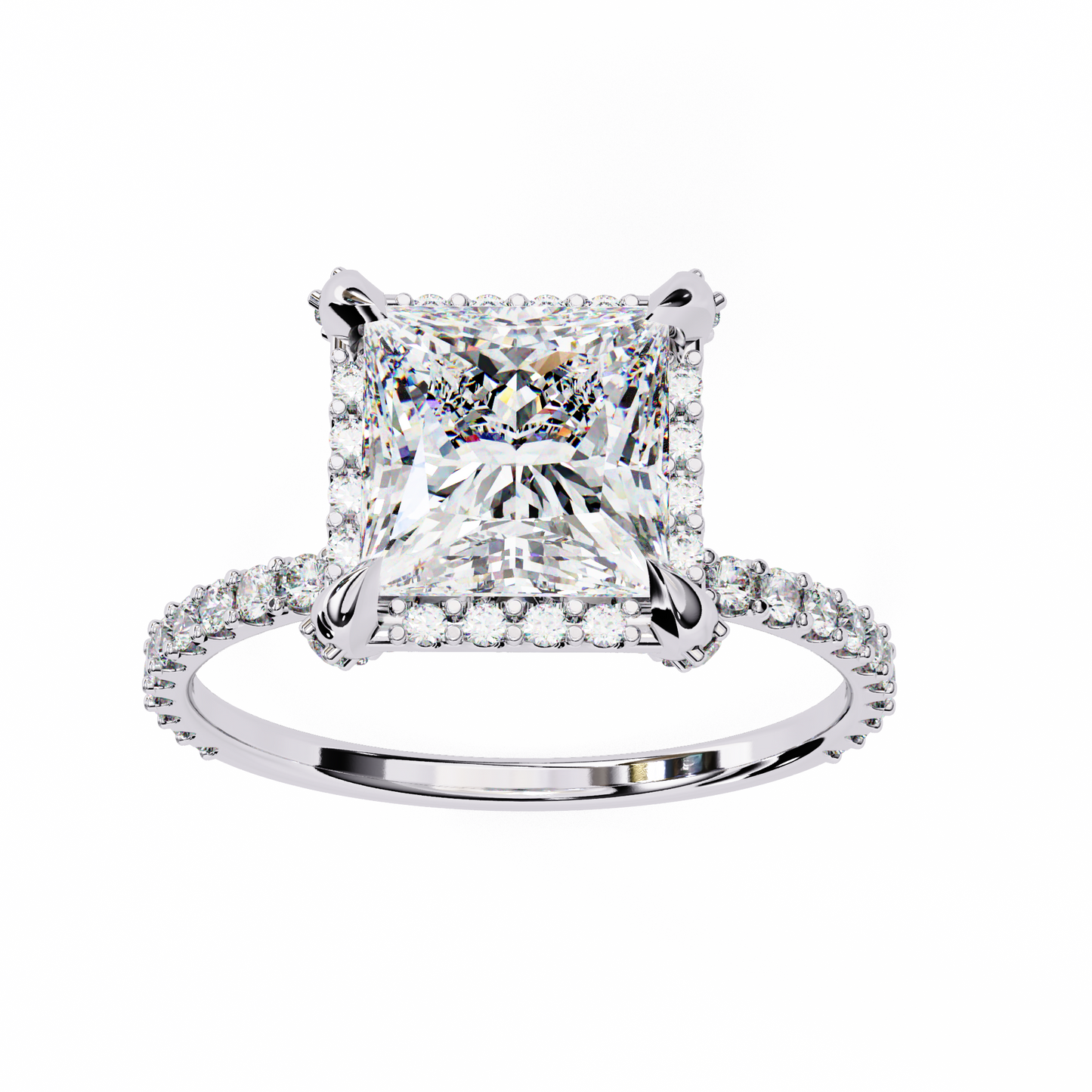 Varia Princess Solitaire Ring Lab Grown Diamond