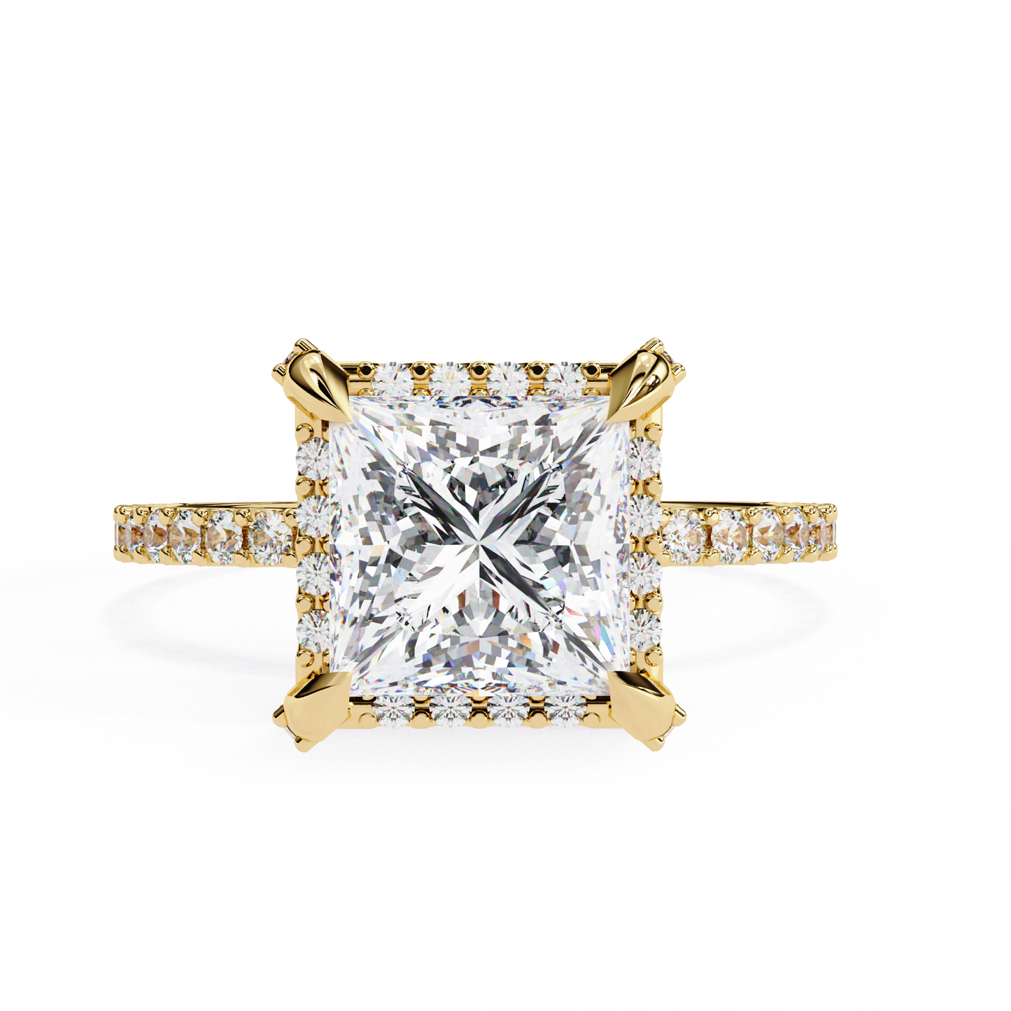 Varia Princess Solitaire Ring Lab Grown Diamond