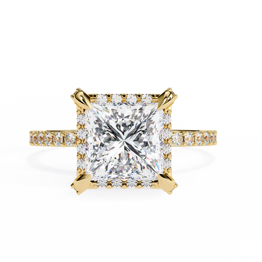 Varia Princess Solitaire Ring Lab Grown Diamond