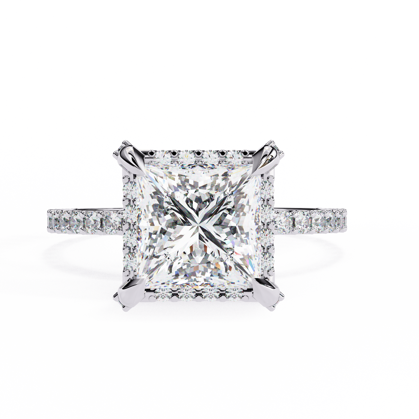 Varia Princess Solitaire Ring Lab Grown Diamond