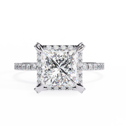 Varia Princess Solitaire Ring Lab Grown Diamond
