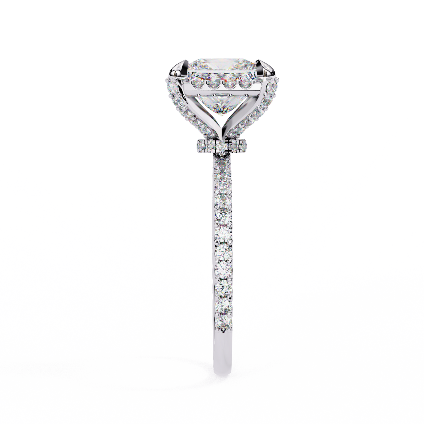 Varia Princess Solitaire Ring Lab Grown Diamond