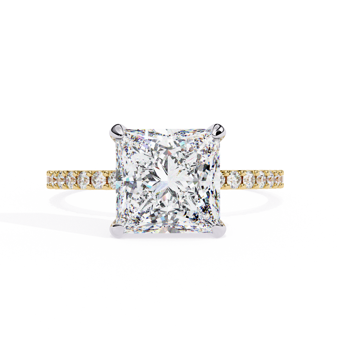Avesa Princess Solitaire Ring Lab Grown Diamond