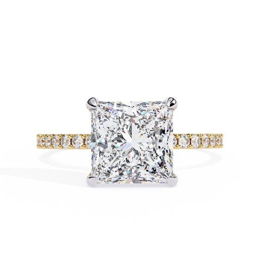 Avesa Princess Solitaire Ring Lab Grown Diamond