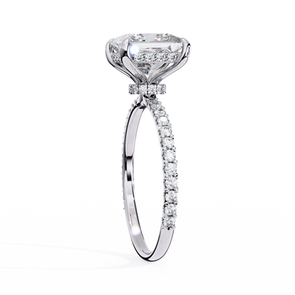 Avesa Princess Solitaire Ring Lab Grown Diamond