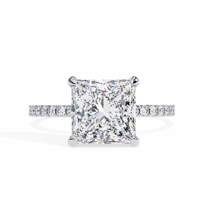 Avesa Princess Solitaire Ring Lab Grown Diamond