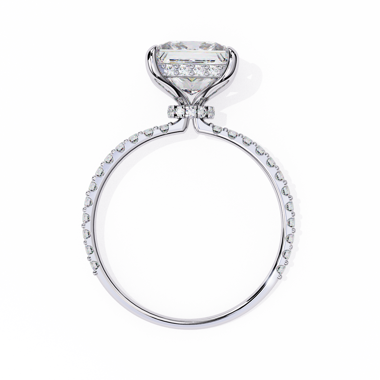 Avesa Princess Solitaire Ring Lab Grown Diamond