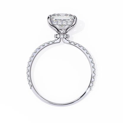 Avesa Princess Solitaire Ring Lab Grown Diamond
