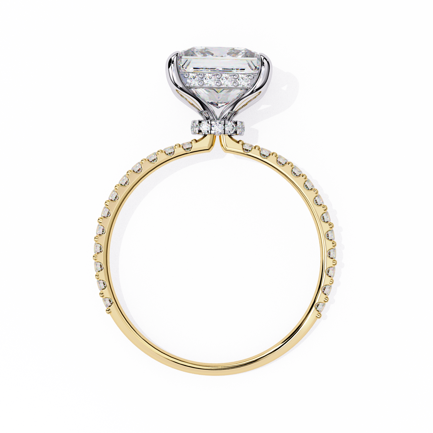 Avesa Princess Solitaire Ring Lab Grown Diamond