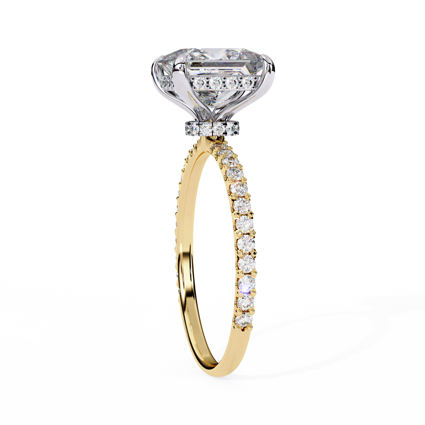 Avesa Princess Solitaire Ring Lab Grown Diamond
