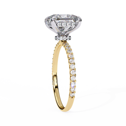 Avesa Princess Solitaire Ring Lab Grown Diamond