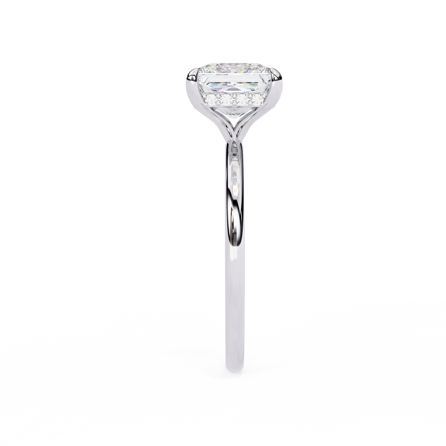 Tanya Princess Solitaire Ring Lab Grown Diamond