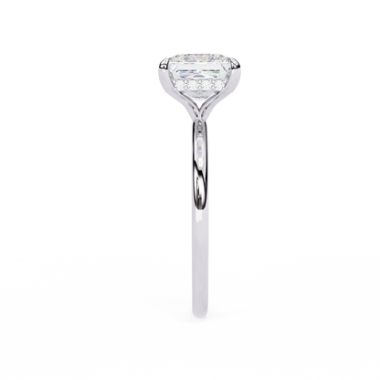 Tanya Princess Solitaire Ring Lab Grown Diamond