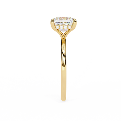Tanya Princess Solitaire Ring Lab Grown Diamond