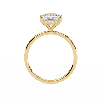 Tanya Princess Solitaire Ring Lab Grown Diamond