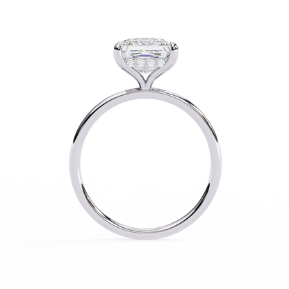 Tanya Princess Solitaire Ring Lab Grown Diamond