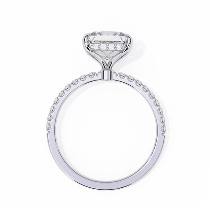 Raira Princess Solitaire Ring Lab Grown Diamond