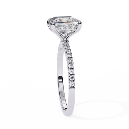Raira Princess Solitaire Ring Lab Grown Diamond