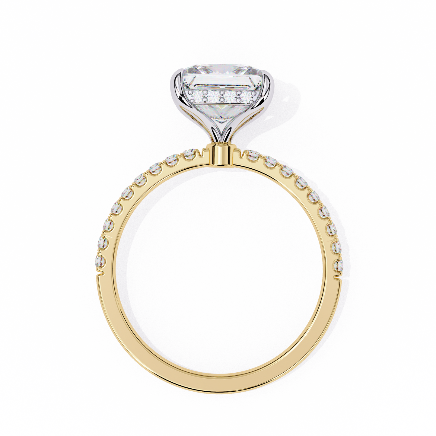 Raira Princess Solitaire Ring Lab Grown Diamond