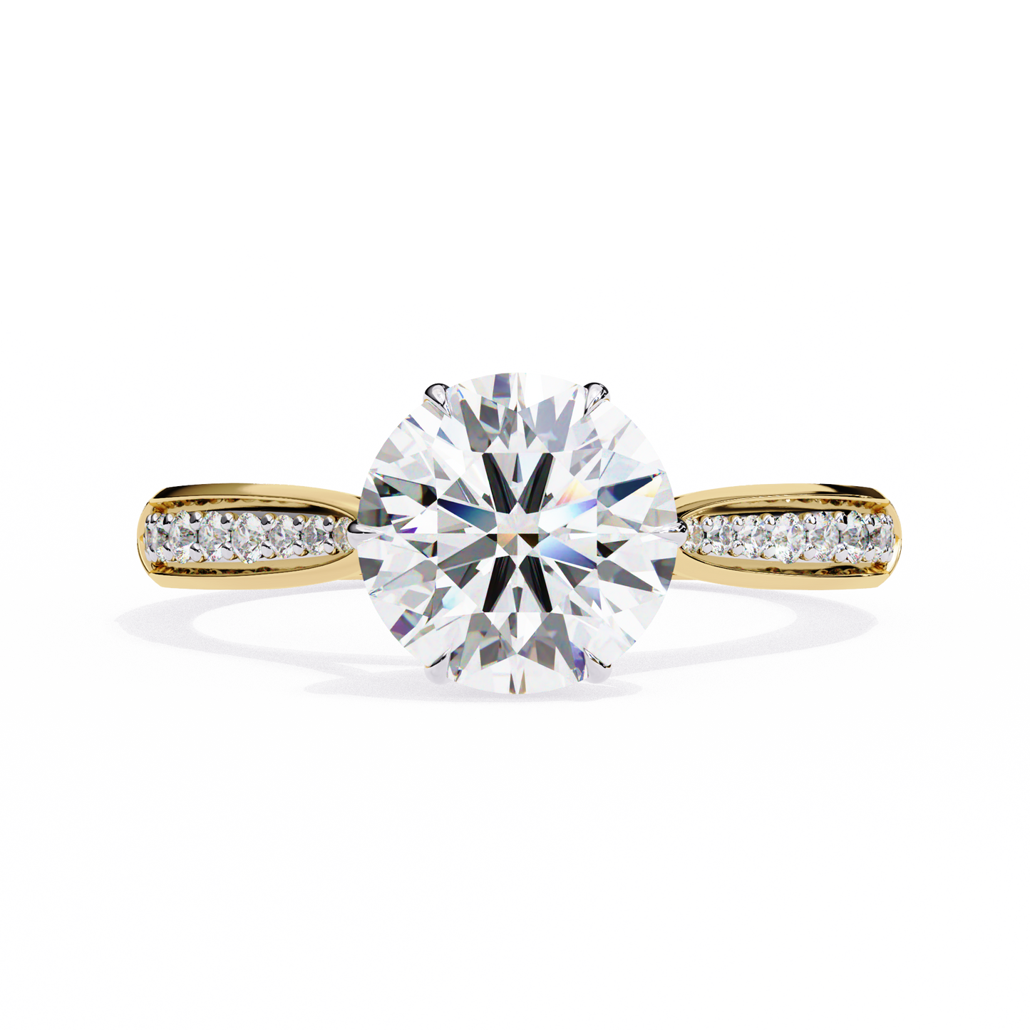 Nysa Round Solitaire Ring Lab Grown Diamond