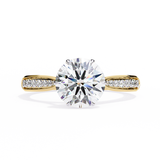 Nysa Round Solitaire Ring Lab Grown Diamond