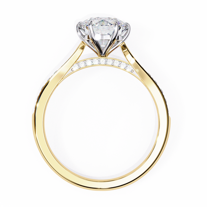 Nysa Round Solitaire Ring Lab Grown Diamond