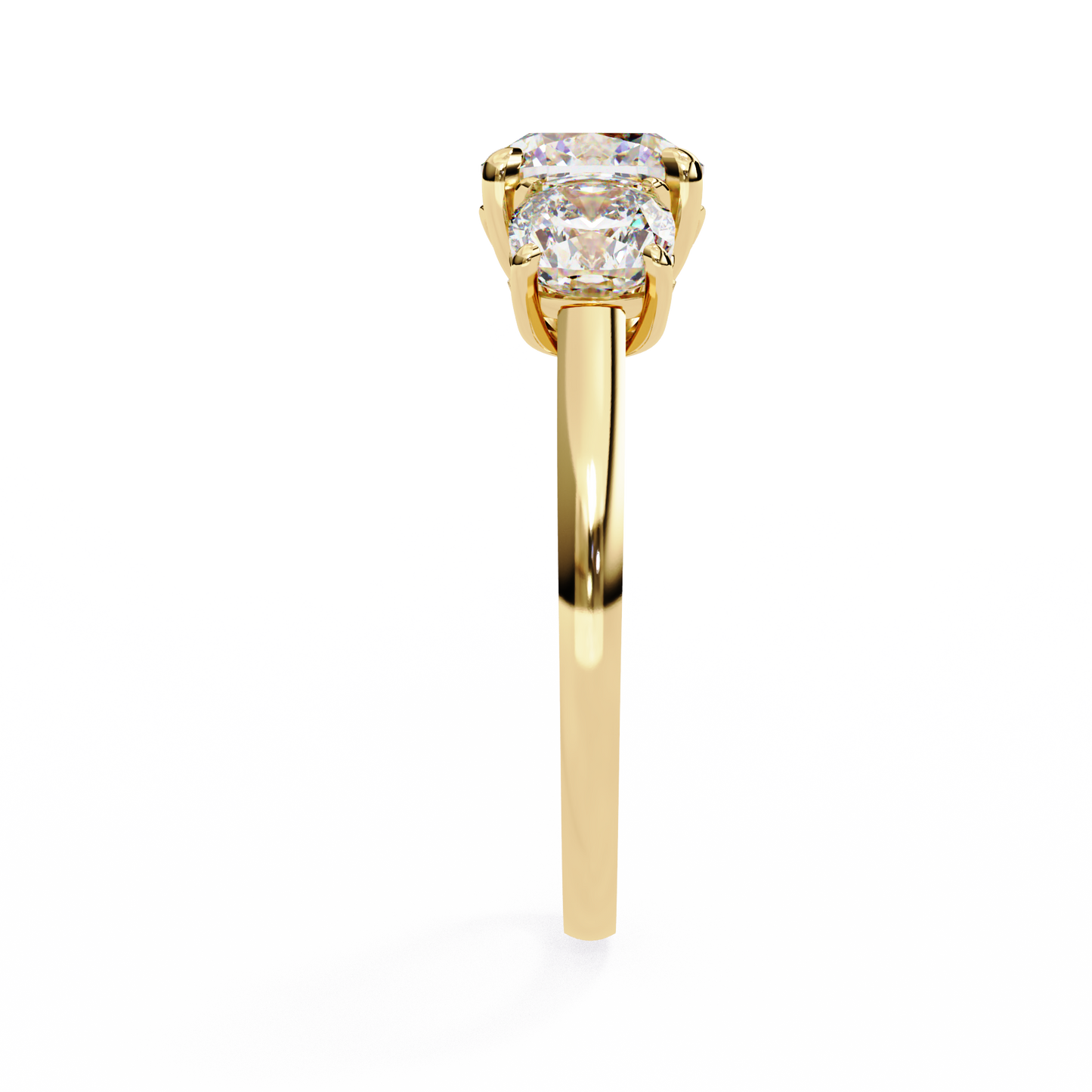 Maahi Cushion Solitaire Ring Lab Grown Diamond