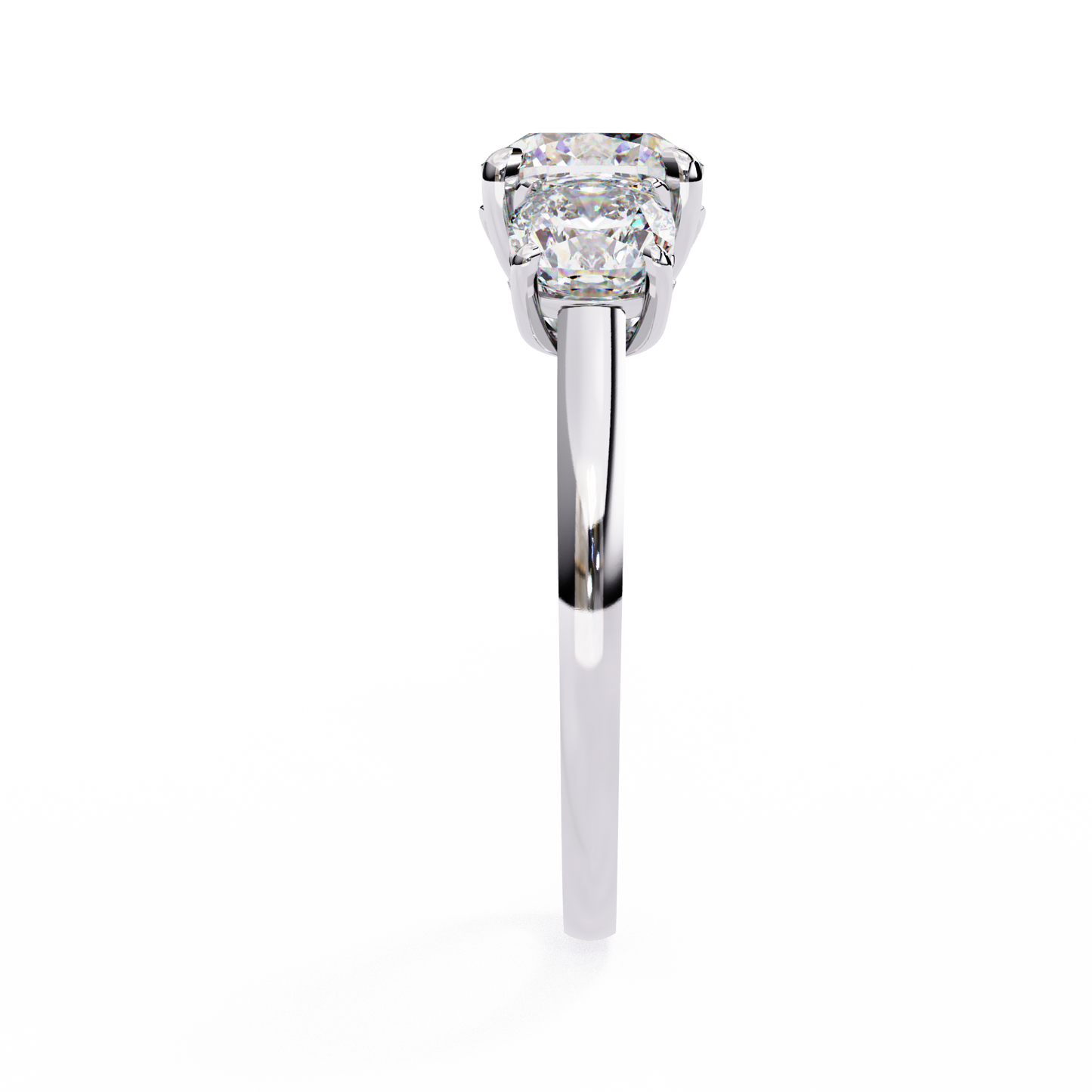 Maahi Cushion Solitaire Ring Lab Grown Diamond