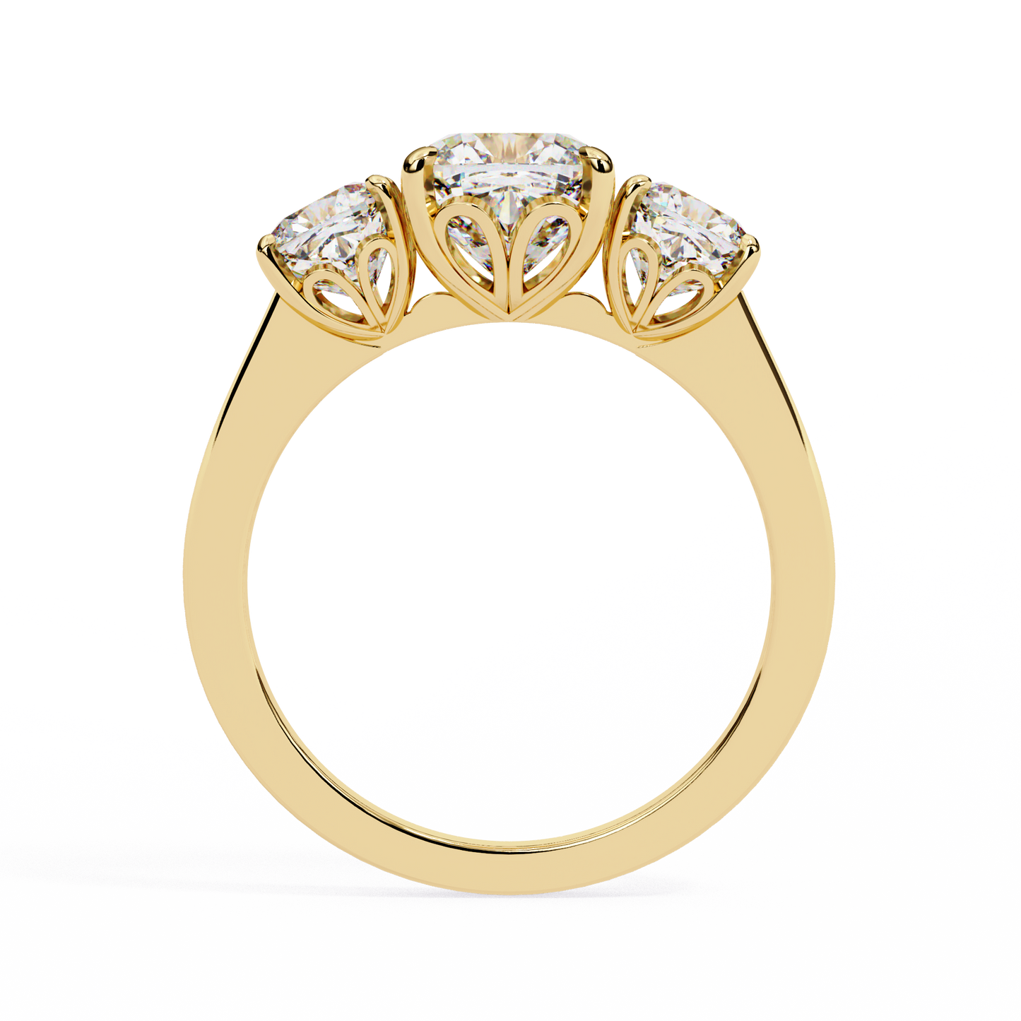 Maahi Cushion Solitaire Ring Lab Grown Diamond