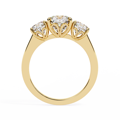 Maahi Cushion Solitaire Ring Lab Grown Diamond