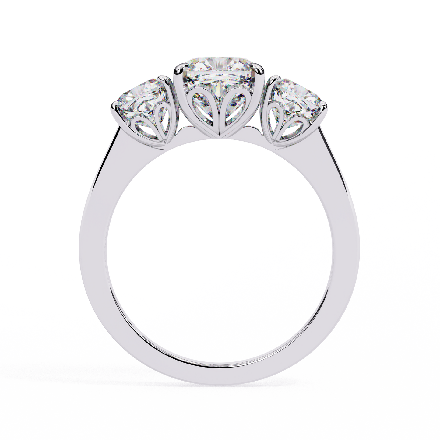 Maahi Cushion Solitaire Ring Lab Grown Diamond