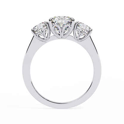 Maahi Cushion Solitaire Ring Lab Grown Diamond