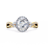 Diyaa Oval Solitaire Ring Lab Grown Diamond