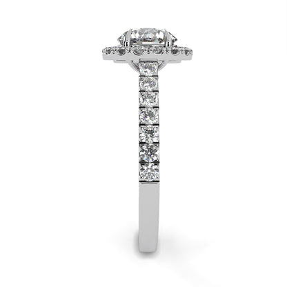 Arohi Round Solitaire Ring Lab Grown Ring