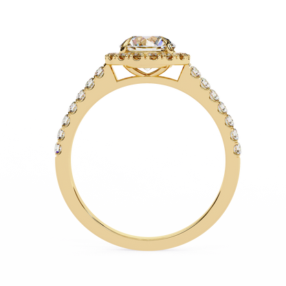 Arohi Round Solitaire Ring Lab Grown Ring