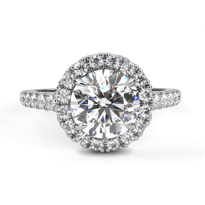 Arohi Round Solitaire Ring Lab Grown Ring