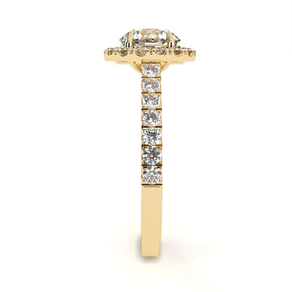 Arohi Round Solitaire Ring Lab Grown Ring
