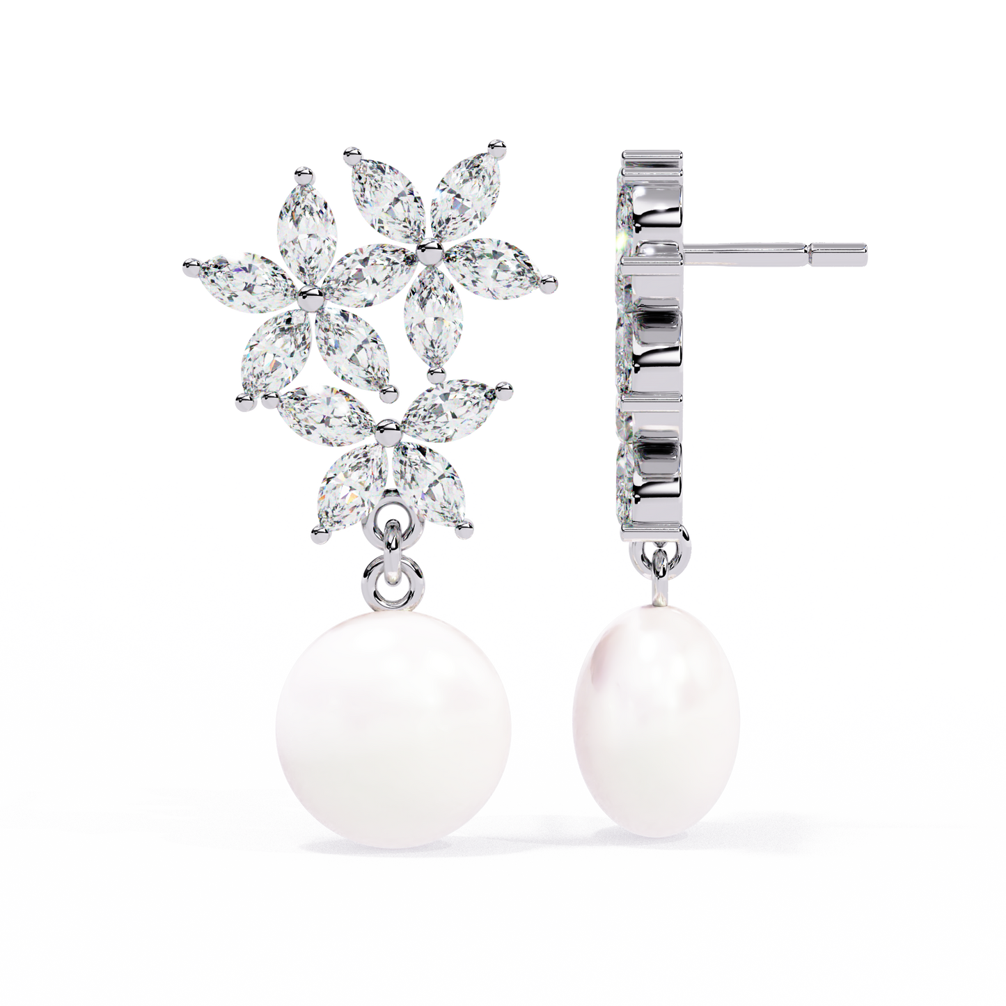 Blossom Lab Grown Diamond Earrings