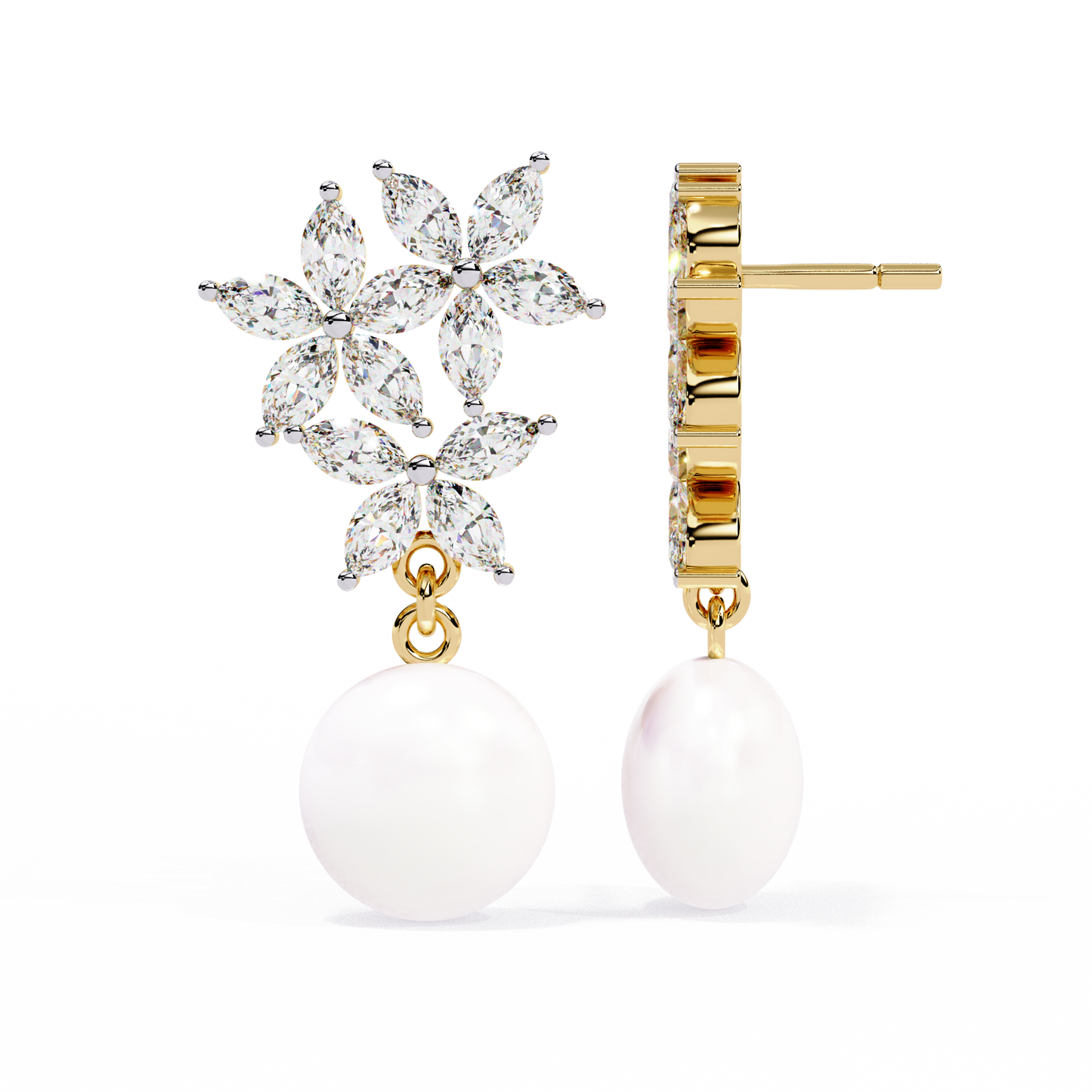 Blossom Lab Grown Diamond Earrings