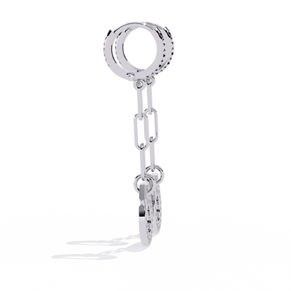 Handcuff Lab Grown Diamond Earrings
