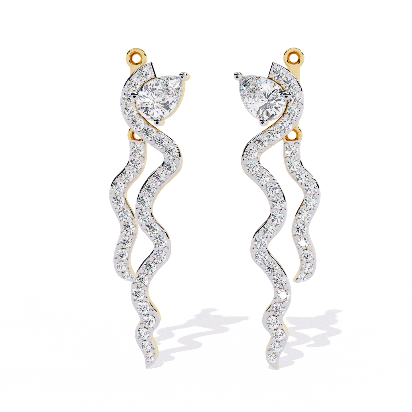 Sam Pear Lab Grown Diamond Earrings