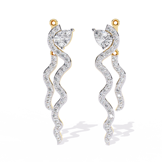 Sam Pear Lab Grown Diamond Earrings