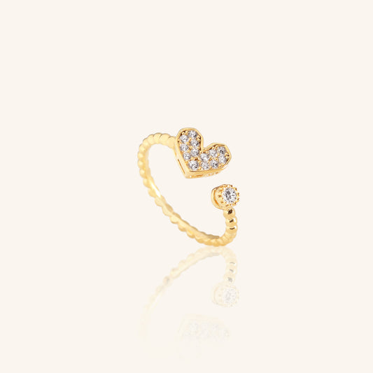 Heart Ball Ring