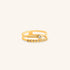Diamond Round Bezel Ring
