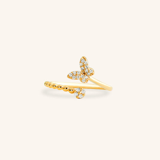 Butterfly Adjustable Ring